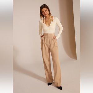 FAVORITE DAUGHTER The Favorite Pant in Beige Size US 6
